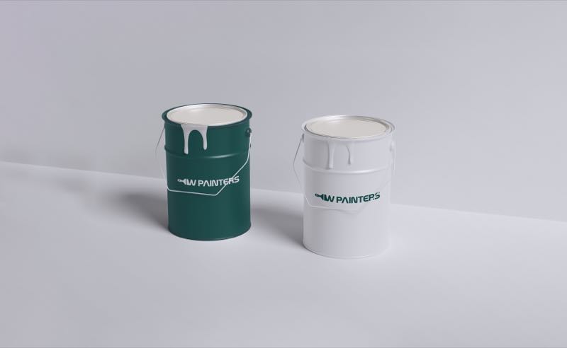 BW Painters paint tins